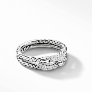 SOLD David Yurman Petite Pavé Loop Ring
